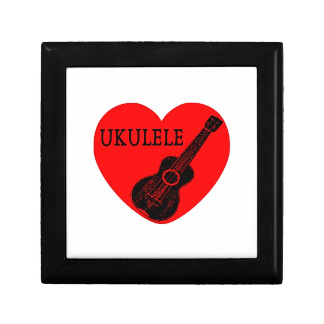 Ukulele Love Keepsake Box (Front)
