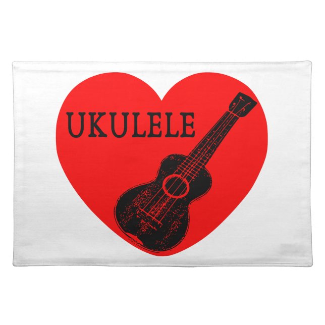 Ukulele Love Placemat (Front)