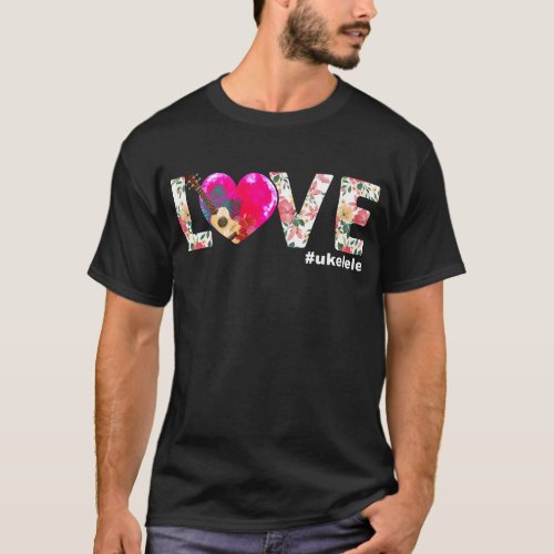 Ukulele Love Ukulelelife T_Shirt