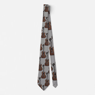 Ukulele Mania Neck Tie