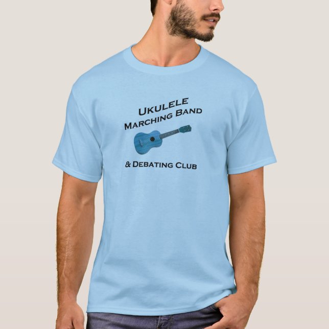 Ukulele Marching Band & Debating Club T-Shirt (Front)