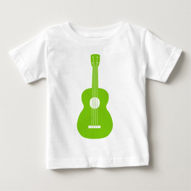 Ukulele - Martian Green Baby T-Shirt (Front)