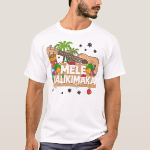 Ukulele Mele Kalikimaka Christmas T-Shirt
