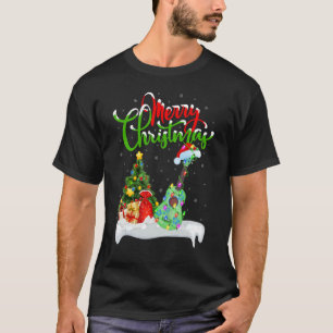 Ukulele Music   Xmas Decorations Santa Ukulele Chr T-Shirt
