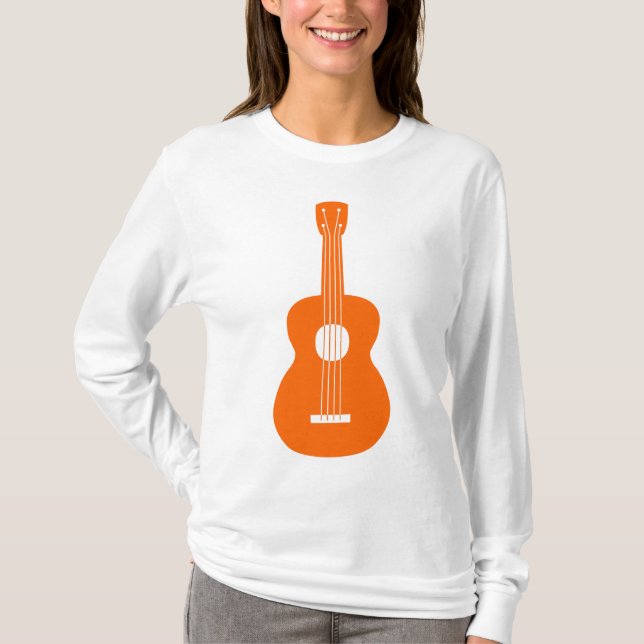 Ukulele - Orange T-Shirt (Front)