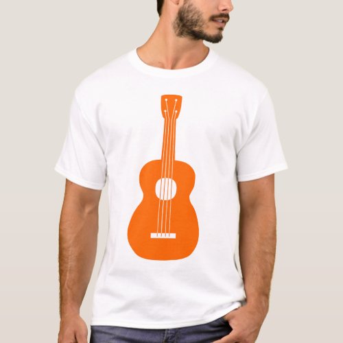 Ukulele _ Orange T_Shirt