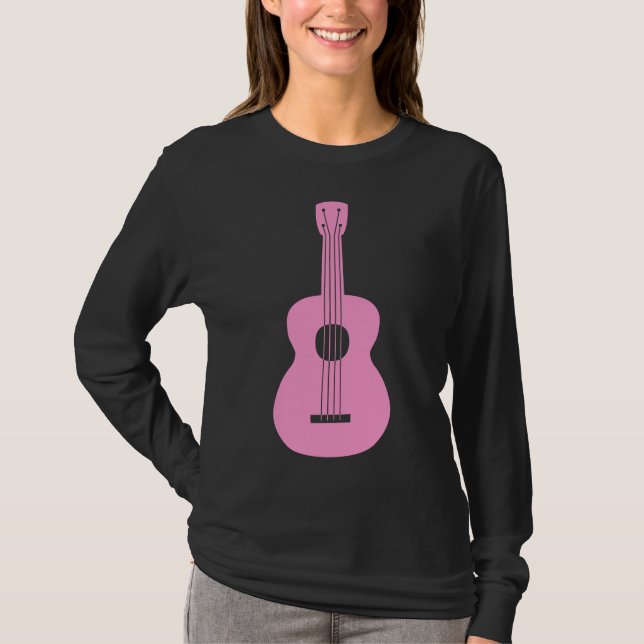 Ukulele - Pink T-Shirt (Front)