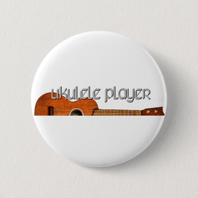 Ukulele Player Magazine Logo Button (Front)