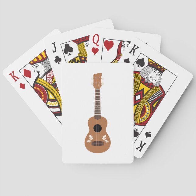 Ukulele Poker Cards (Back)