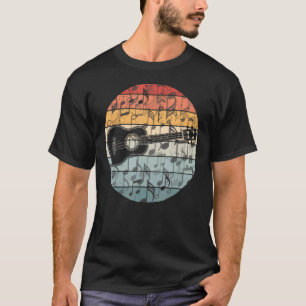 Ukulele Retro Uke Player Ukulele Guitar Music T-Shirt