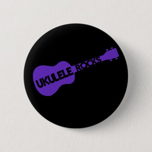 Ukulele Rocks Button