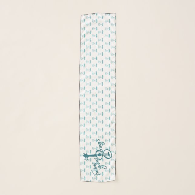 Ukulele Safari Scarf (Front)