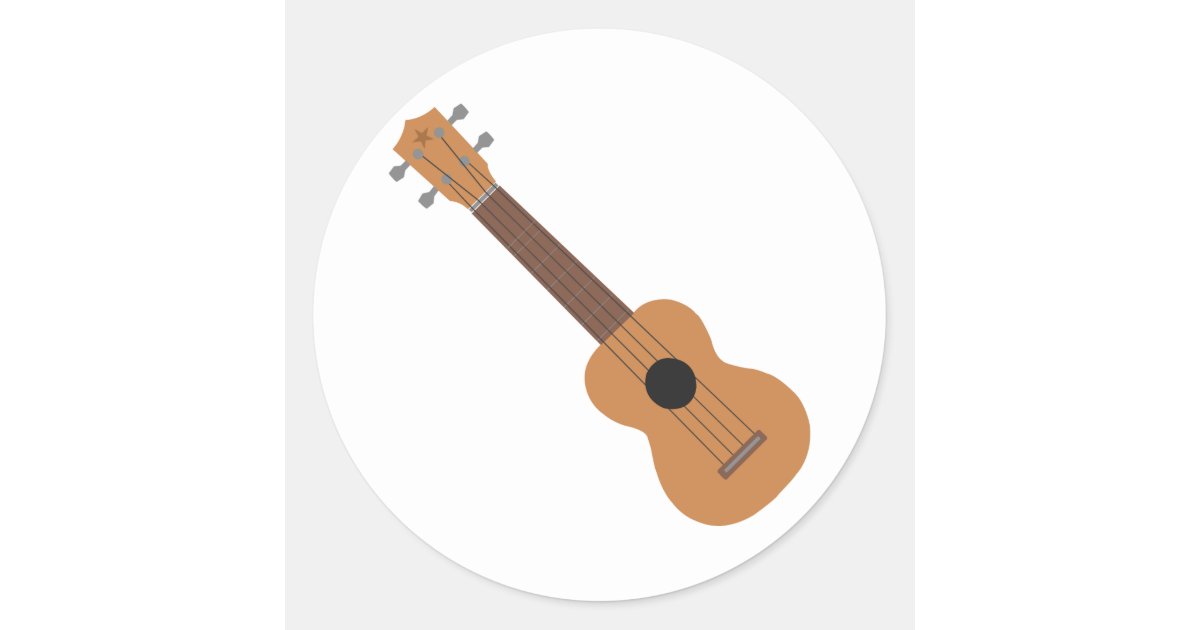 Ukulele Sticker Zazzle