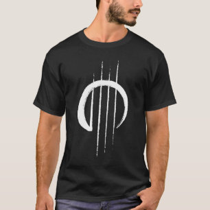 Ukulele Strings Enso Japanese Zen Circle Calligrap T-Shirt