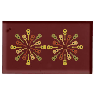 Ukulele table card holder