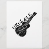 Ukulele Text And Image (Front)