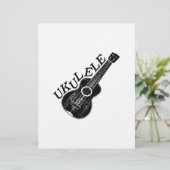 Ukulele Text And Image (Standing Front)