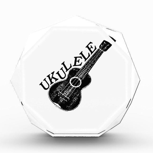 Ukulele Text And Image Award (Front)
