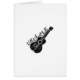 Ukulele Text And Image Cards