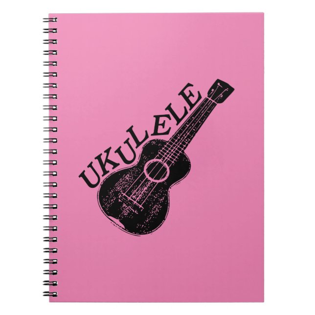 Ukulele Text And Image Notebook (Front)