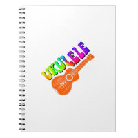 Ukulele Tie Dye Groovy Text Art