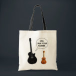Ukulele Tote Bag<br><div class="desc">Funny tote for guitar students, music teachers, and ukulele players.</div>