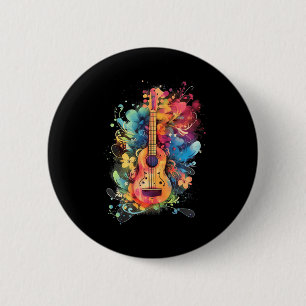 Ukulele Uke Player Guitarist Ukelele Guitar Button