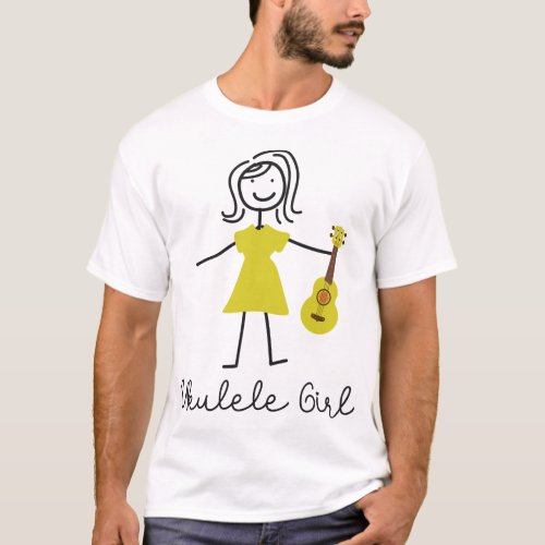 Ukulele Ukulele Girl T_Shirt