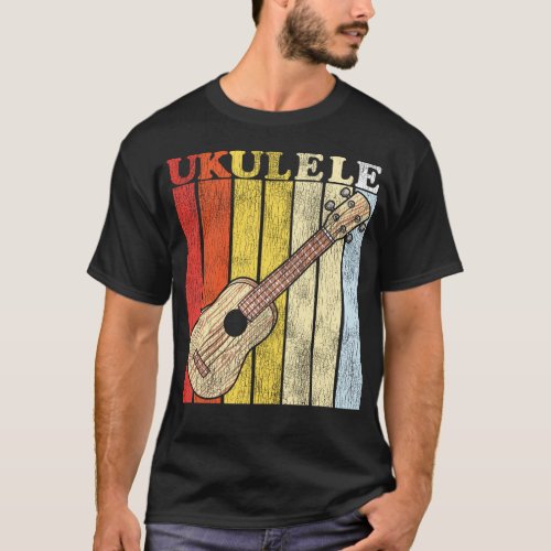 Ukulele Ukulele Retro Vintage T_Shirt