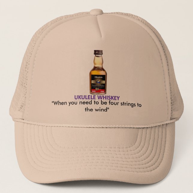 Ukulele Whiskey Hat (Front)