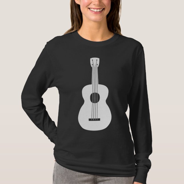 Ukulele - White T-Shirt (Front)