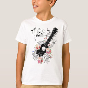 Ukulele With Flowers Gift T-Shirt