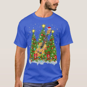 Ukulele Xmas Lights Santa Ukulele Christmas Tree T-Shirt