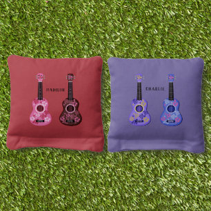 Ukuleles custom names cornhole bags