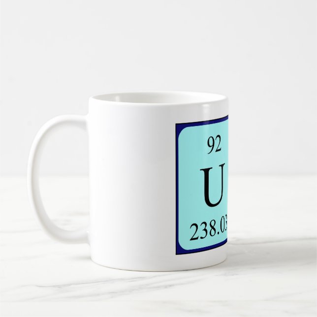 Ula periodic table name mug (Left)
