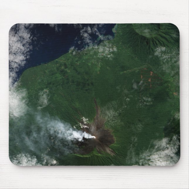 Ulawun Volcano of New Britain Summit Mouse Pad (Front)