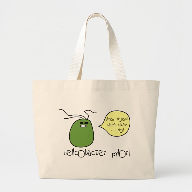Ulcer Large Tote Bag (Front)