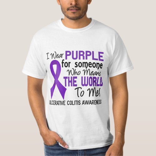 Ulcerative Colitis Means World To Me 2 T_Shirt