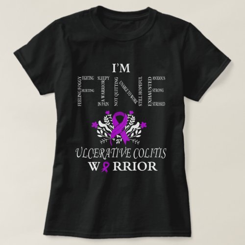 ulcerative colitis T_shirt warrior