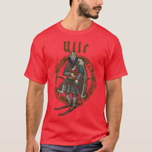 Ullr Gifts God Of Archery Norse Hunting Viking Ski T-Shirt