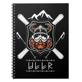 Ullr God Archery Norse Hunting Viking Vintage Gift Notebook
