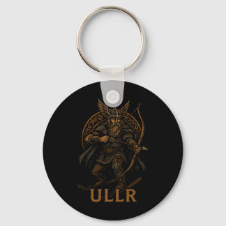 Ullr Norse God Of Archery And Skiing Keychain