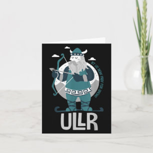 Ullr Norse God Of Snow Patron Saint Of Skiers And Card