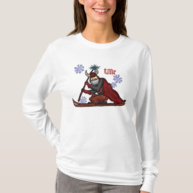 Ullr snow god hoodie T-Shirt (Front)