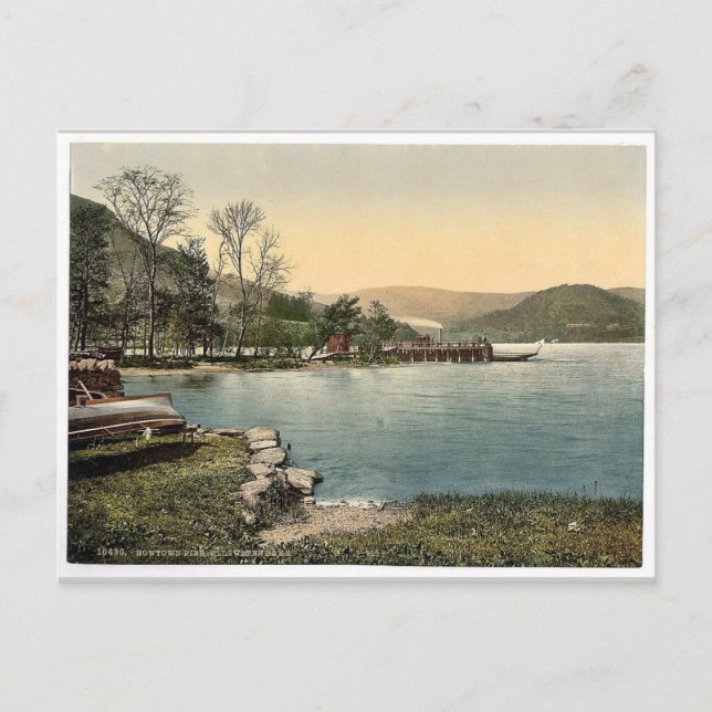 Ullswater, Howtown Pier, Lake District, England ra Postcard (Front)