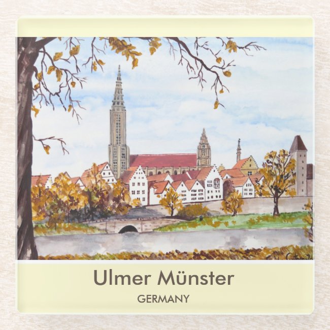 Ulm Minster Germany Painting by Farida Greenfield