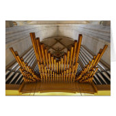 Ulm Munster organ card (Front Horizontal)