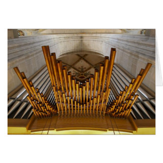 Ulm Munster organ card