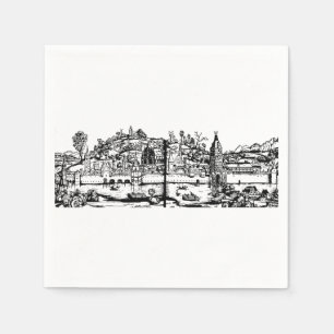 Ulm town in Baden-Württemberg in Germany Napkins