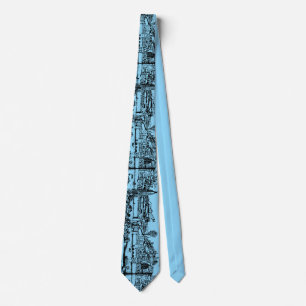 Ulm town in Baden-Württemberg in Germany Neck Tie